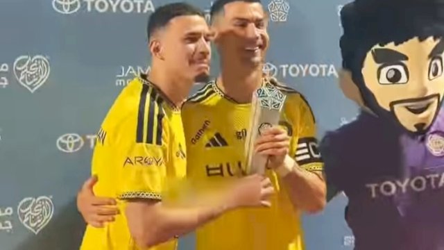 Cristiano Ronaldo dan Al Hamdan (X: Ali_alabdallh) 