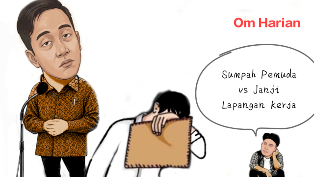 Karikatur Sumpah Pemuda dan sulitnya lapangan kerja (Dodi/harian.news) 