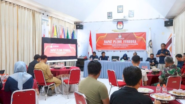 Pleno Terbuka Rekapitulasi Pemutakhiran Data Pemilih Berkelanjutan (PDPB) Triwulan III Tahun 2026 secara serentak di 24 Kabupaten/Kota pada Selasa (29/9/2026). Harian.News/HO-KPU Sulsel 