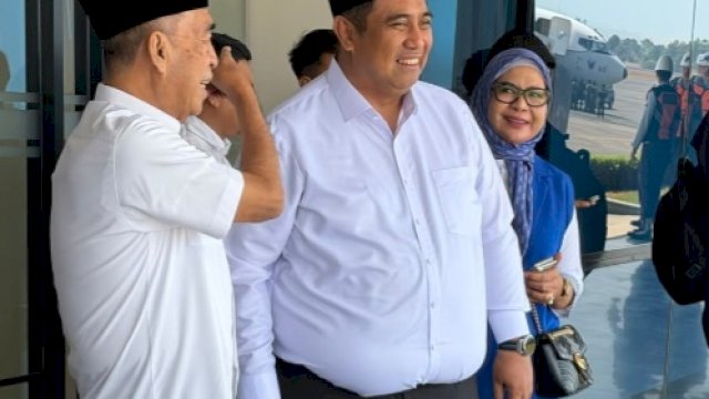 Ashabul Kahfi dan Chaidir Syam saat bersantai sebelum dilantik Ketum PAN Zulkifli Hasan. Dok IST