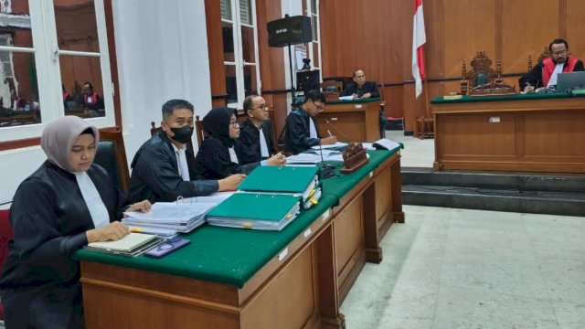 Sidang lanjutan perkara dugaan korupsi pengadaan bibit nanas Tahun Anggaran 2023-2024 di Pengadilan Tindak Pidana Korupsi (Tipikor Makassar, Rabu (30/9/2026). Dok IST