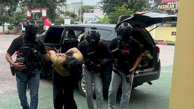 Detasemen Khusus (Densus) 88 Antiteror Polri menangkap terduga teroris di Sulawesi termasuk Sulawesi Selatan. Dok IST