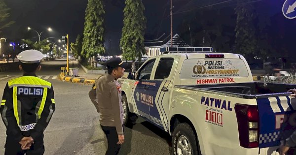 Polres Luwu Perketat Patroli Malam di Titik Rawan Balap Liar