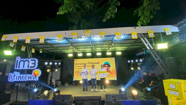 Peluncuran IM3 Istimewa di Makassar, Jumat (2/10/2026). (Dok. Gita/HN)